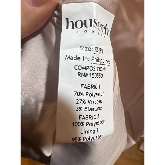 House of CB Isra Crystal Satin Corset Mini Dress Size XS Extra Small Plus Cup - Picture 8 of 10